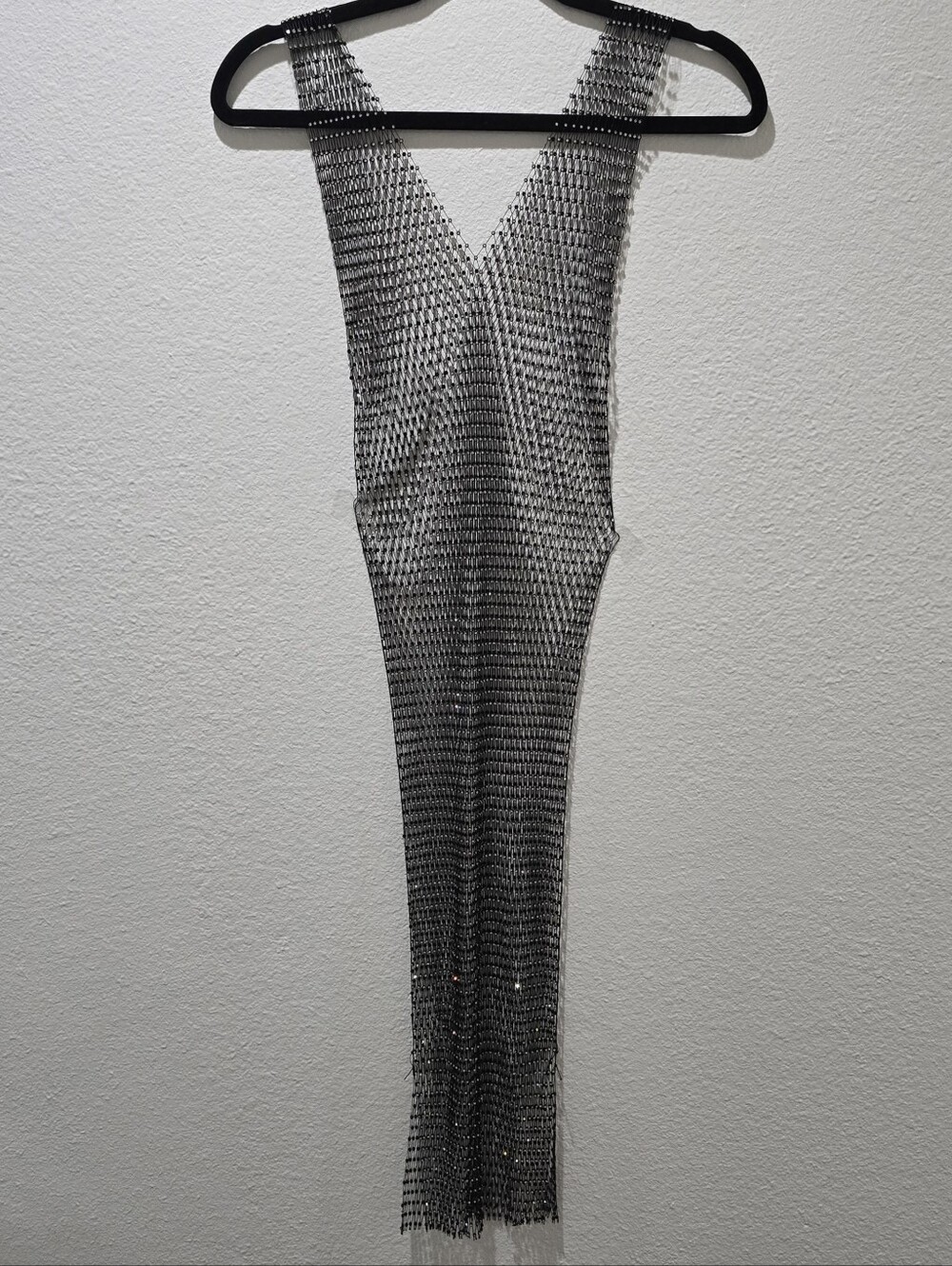 Mesh Rhinestone Dress - Picture 2 of 5